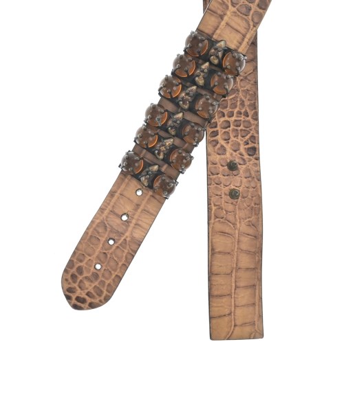 roberto cavalli（ロベルトカバリ）ベルト 茶 サイズ:- メンズ/2200622149042