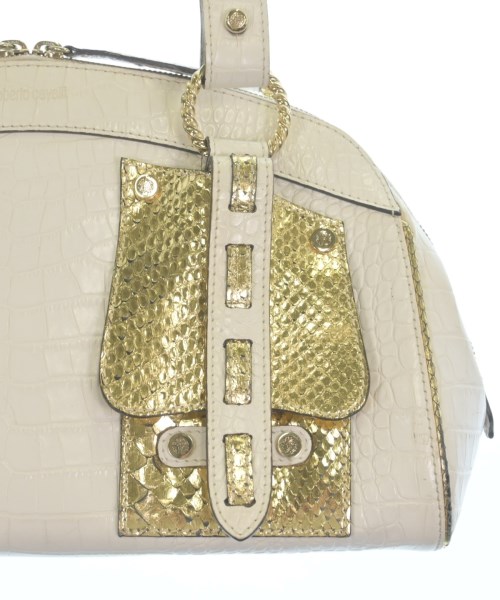 roberto cavalli（ロベルトカバリ）ハンドバッグ 白 サイズ:- レディース/2200620648059