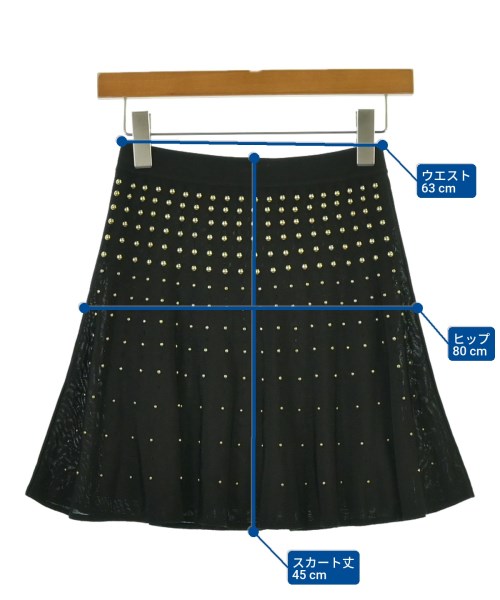 roberto cavalli（ロベルトカバリ）ミニスカート 黒 サイズ:40(M位) レディース/2200653887098