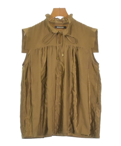 roberto cavalli(ロベルトカバリ)ブラウス ベージュ サイズ:40(M位)/2200650737273