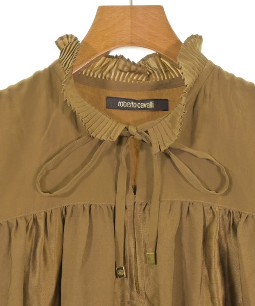 roberto cavalli（ロベルトカバリ）ブラウス ベージュ サイズ:40(M位) レディース/2200650737273