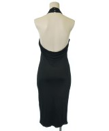 roberto cavalli（ロベルトカバリ）ワンピース 黒 サイズ:40(M位) レディース/2200665093012