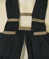 roberto cavalli（ロベルトカバリ）ワンピース 黒 サイズ:40(M位) レディース/2200665093012