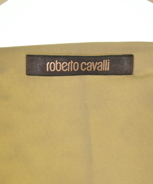 roberto cavalli（ロベルトカバリ）ワンピース ベージュ サイズ:40(M位) レディース/2200665093029