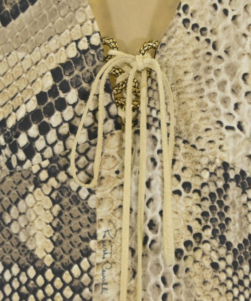 roberto cavalli（ロベルトカバリ）ワンピース ベージュ サイズ:40(M位) レディース/2200665093029