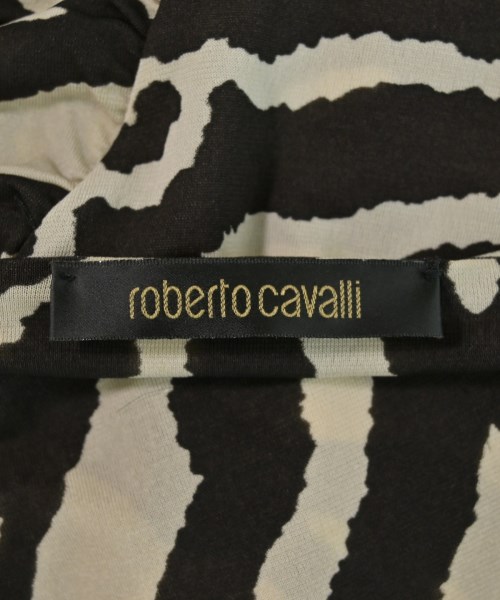 roberto cavalli（ロベルトカバリ）Tシャツ・カットソー 黒 サイズ:44(L位) レディース/2200733712135