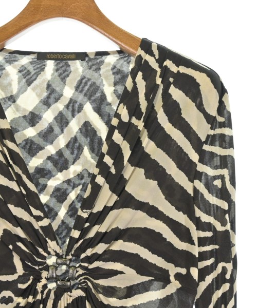 roberto cavalli（ロベルトカバリ）Tシャツ・カットソー 黒 サイズ:44(L位) レディース/2200733712135