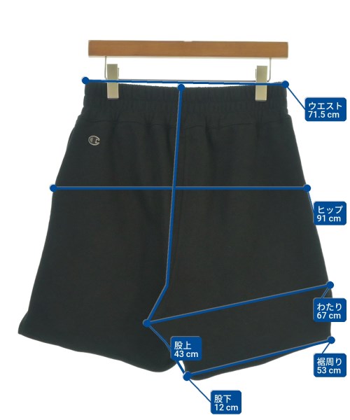 Rick Owens（リックオウエンス）ショートパンツ 黒 サイズ:XS メンズ/2200635874115