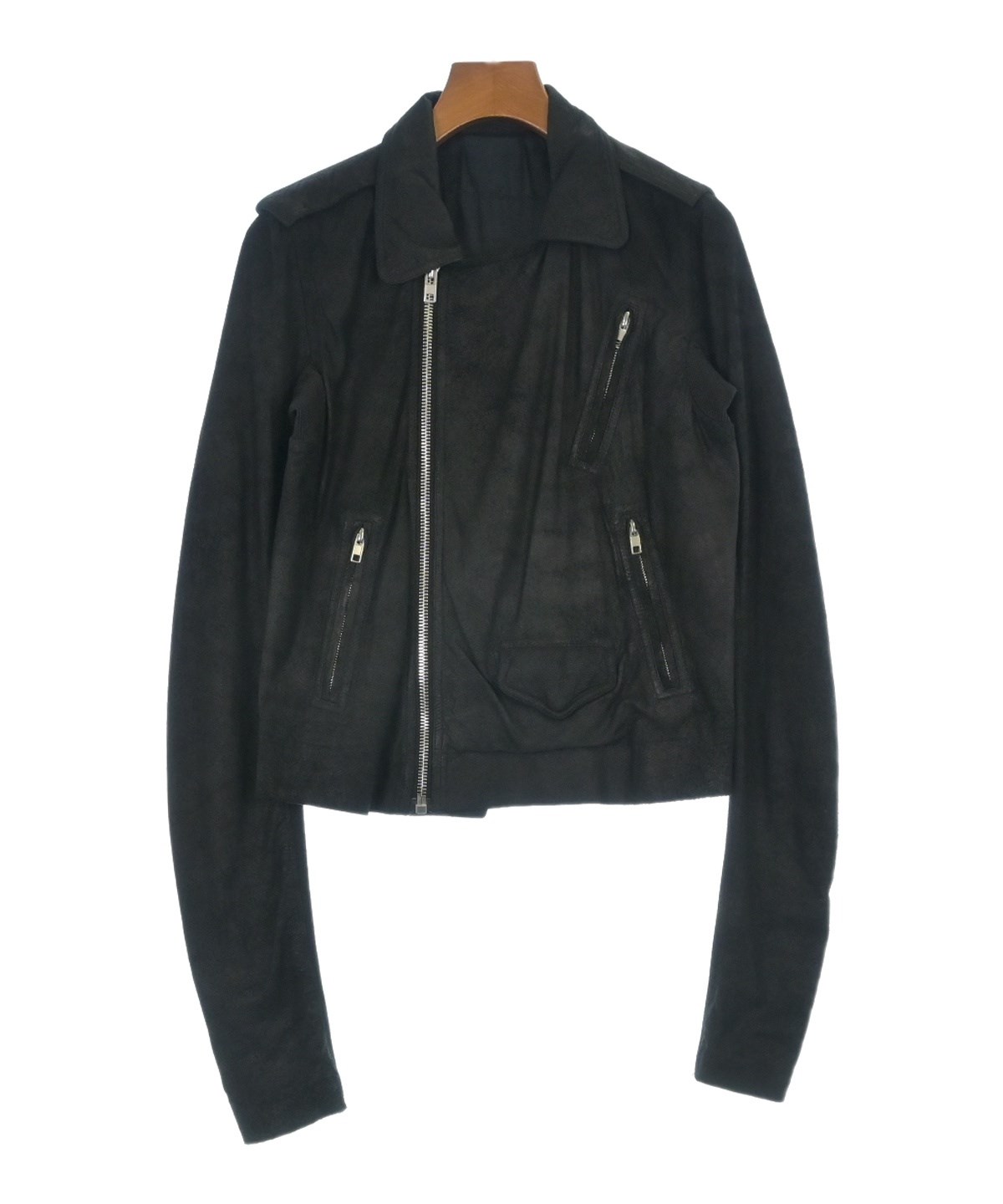 Rick Owens（リックオウエンス）ライダース 黒 サイズ:42(M位