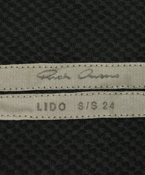 Rick Owens（リックオウエンス）カジュアルシャツ 黒 サイズ:52(XL位) メンズ/2200642018120