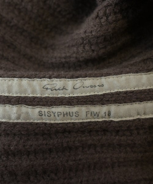 Rick Owens（リックオウエンス）ニット・セーター 茶 サイズ:44(S位) メンズ/2200630866092