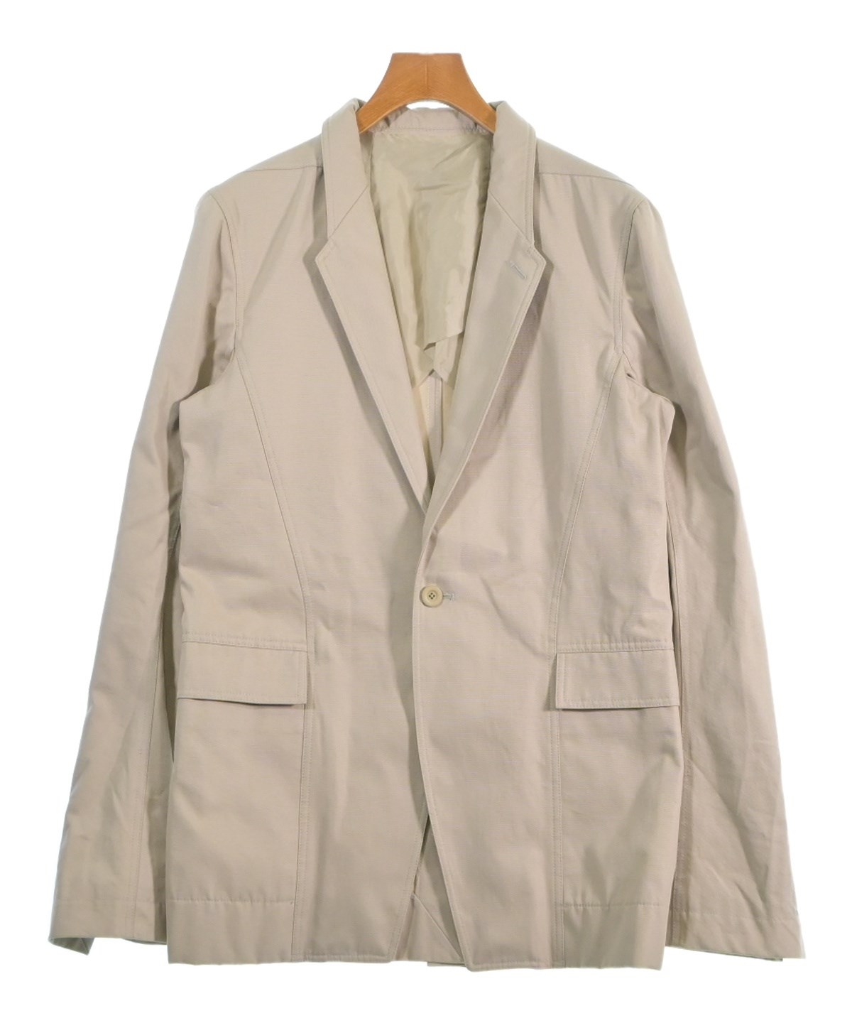 Rick Owens（リックオウエンス）ジャケット ベージュ サイズ:50(XL位
