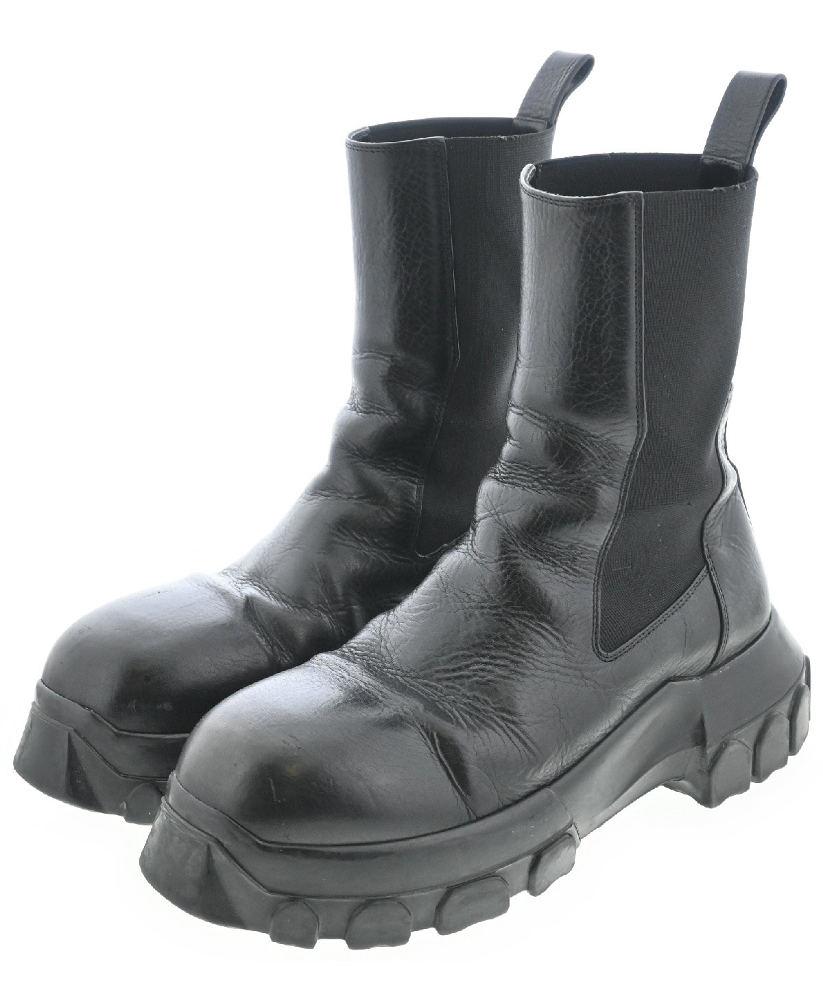 Rick Owens（リックオウエンス）ブーツ 黒 サイズ:EU40(25cm位