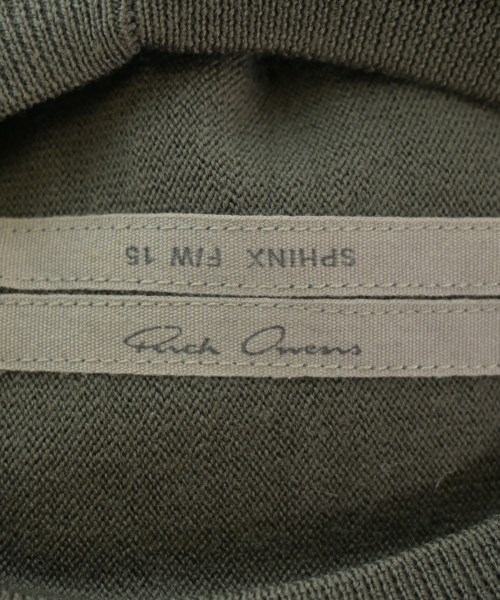 Rick Owens（リックオウエンス）ニット・セーター カーキ サイズ:S レディース/2200622563084