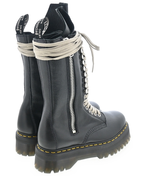 Rick Owens（リックオウエンス）ブーツ 黒 サイズ:UK7(25.5cm位