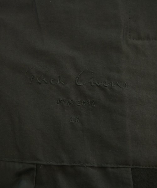 Rick Owens（リックオウエンス）ジャケット 黒 サイズ:46(M位) メンズ/2200630532010