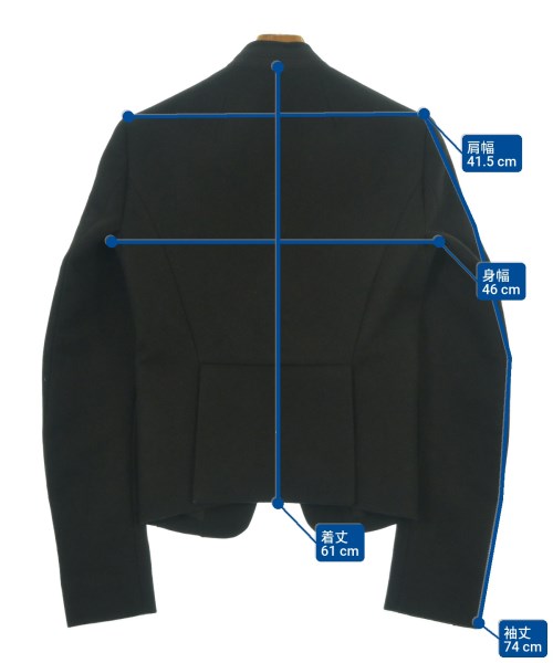 Rick Owens（リックオウエンス）ジャケット 黒 サイズ:46(M位) メンズ/2200630532010