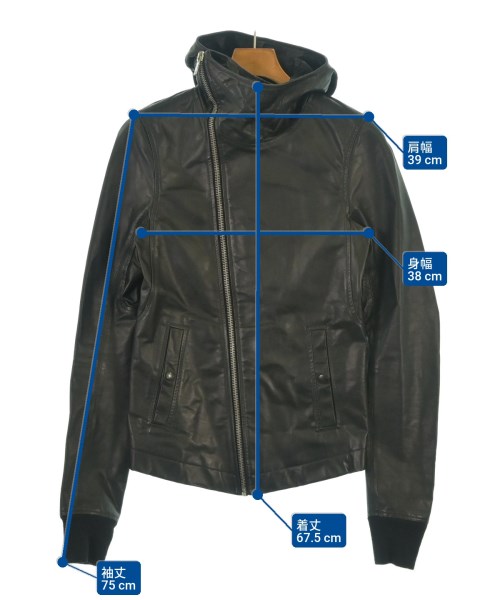 Rick Owens（リックオウエンス）ブルゾン 黒 サイズ:XS メンズ/2200630532065
