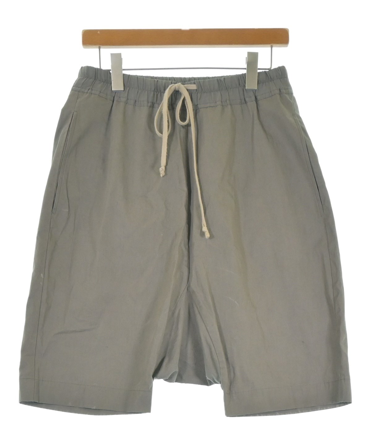 【新品】RICK OWENS ショートパンツ バスケット グレー 50 Lサイズ Rick Owens（リックオウエンス）ショートパンツ グレー サイズ:40(M位