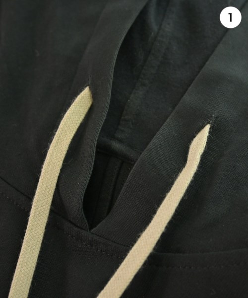 Rick Owens（リックオウエンス）パーカー 黒 サイズ:S メンズ/2200615529011