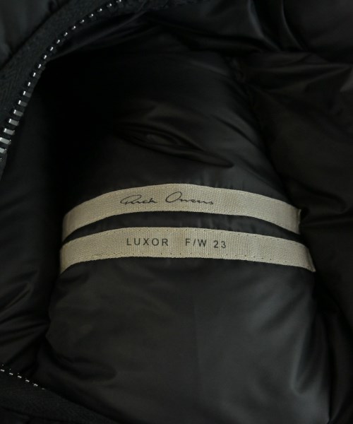 Rick Owens（リックオウエンス）ダウンジャケット/ダウンベスト 黒 サイズ:48(L位) メンズ/2200615807041