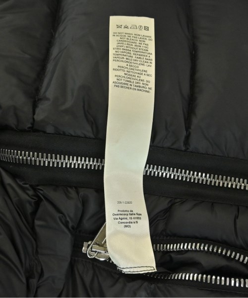 Rick Owens（リックオウエンス）ダウンジャケット/ダウンベスト 黒 サイズ:48(L位) メンズ/2200615807041