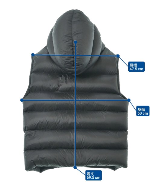 Rick Owens（リックオウエンス）ダウンジャケット/ダウンベスト 黒 サイズ:48(L位) メンズ/2200615807041