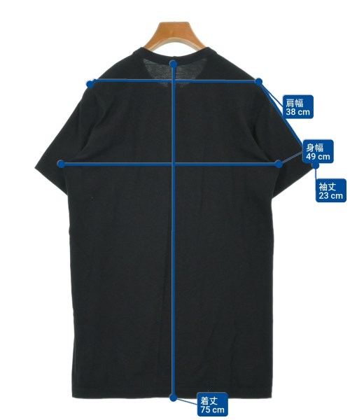 Rick Owens（リックオウエンス）Tシャツ・カットソー 黒 サイズ:XS メンズ/2200617686026
