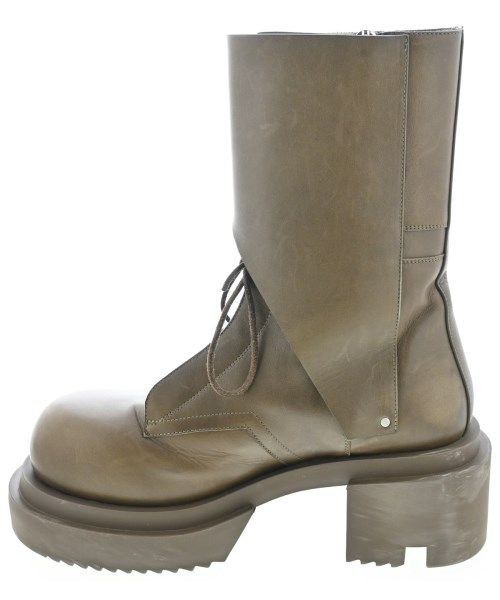 Rick Owens（リックオウエンス）ブーツ カーキ サイズ:EU42(27cm位) メンズ/2200620388016