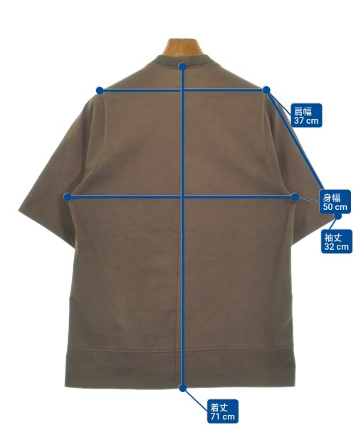 Rick Owens（リックオウエンス）Tシャツ・カットソー 茶 サイズ:XS メンズ/2200607432121
