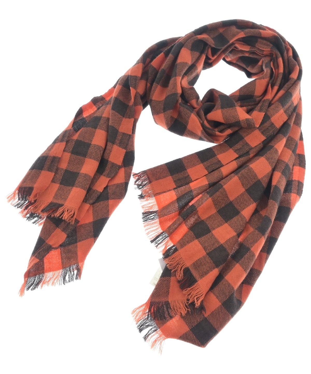 リックオーエンスストール Rick Owens（リックオウエンス）ストール オレンジ サイズ