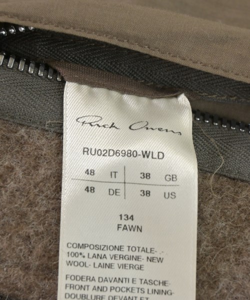 Rick Owens（リックオウエンス）その他 茶 サイズ:48(L位) メンズ/2200675062015