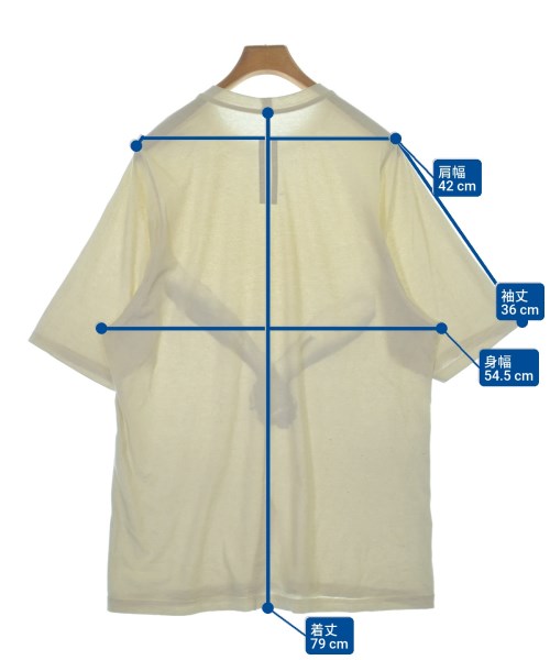 Rick Owens（リックオウエンス）Tシャツ・カットソー ベージュ サイズ:S メンズ/2200677300054