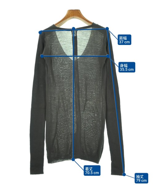 Rick Owens（リックオウエンス）ニット・セーター グレー サイズ:S レディース/2200679377047