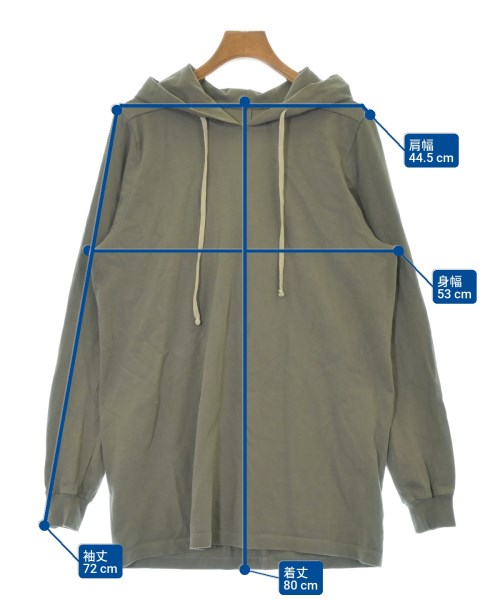 Rick Owens（リックオウエンス）パーカー ベージュ サイズ:XS メンズ/2200694546022