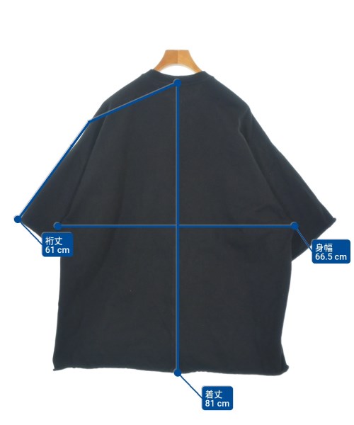 Rick Owens（リックオウエンス）Tシャツ・カットソー 黒 サイズ:ONE メンズ/2200689644023