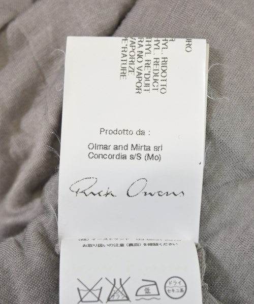 Rick Owens（リックオウエンス）ワンピース グレー サイズ:XS レディース/2200692338704