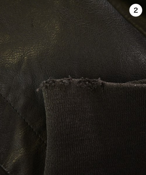 Rick Owens（リックオウエンス）ライダース 黒 サイズ:46(M位) メンズ/2200696147012