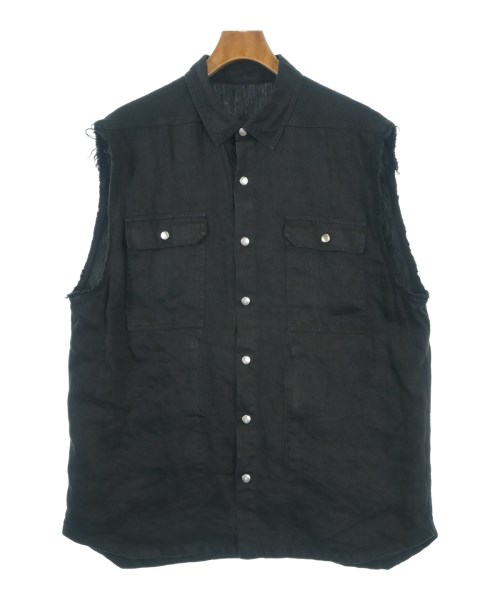 Rick Owens(リックオウエンス)カジュアルシャツ 黒 サイズ:50(XS位)/2200700731022