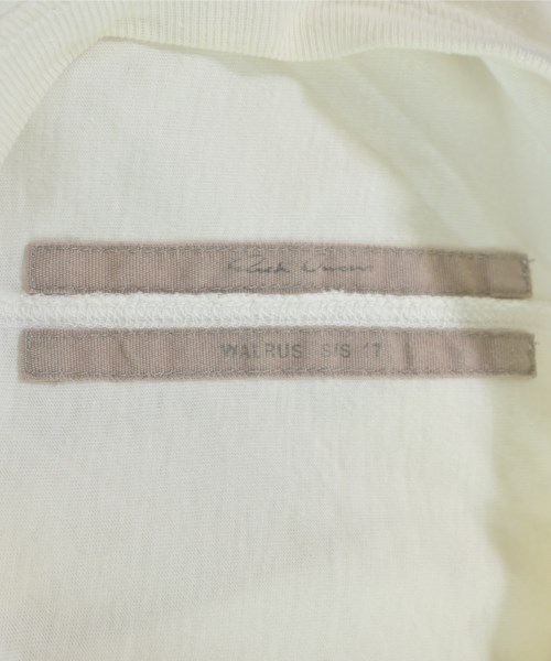 Rick Owens（リックオウエンス）Tシャツ・カットソー 白 サイズ:XS メンズ/2200702017056