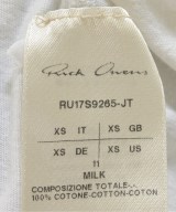 Rick Owens（リックオウエンス）Tシャツ・カットソー 白 サイズ:XS メンズ/2200702017056