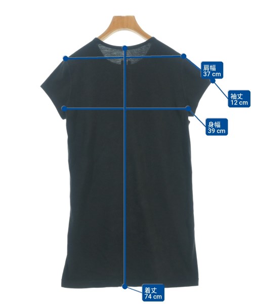 Rick Owens（リックオウエンス）Tシャツ・カットソー 黒 サイズ:40(M位) レディース/2200702078095