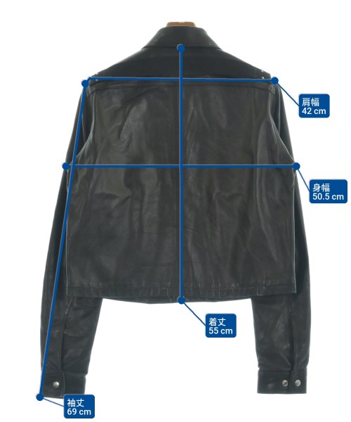 Rick Owens（リックオウエンス）ブルゾン 黒 サイズ:44(S位) メンズ/2200655521013