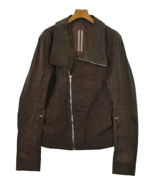Rick Owens(リックオウエンス)ライダース 茶 サイズ:52(XXL位)/2200655616030