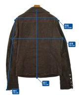Rick Owens（リックオウエンス）ライダース 茶 サイズ:52(XXL位) メンズ/2200655616030