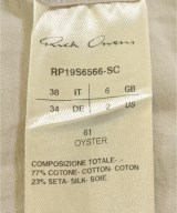 Rick Owens（リックオウエンス）シャツワンピース ベージュ サイズ:38(S位) レディース/2200655545118