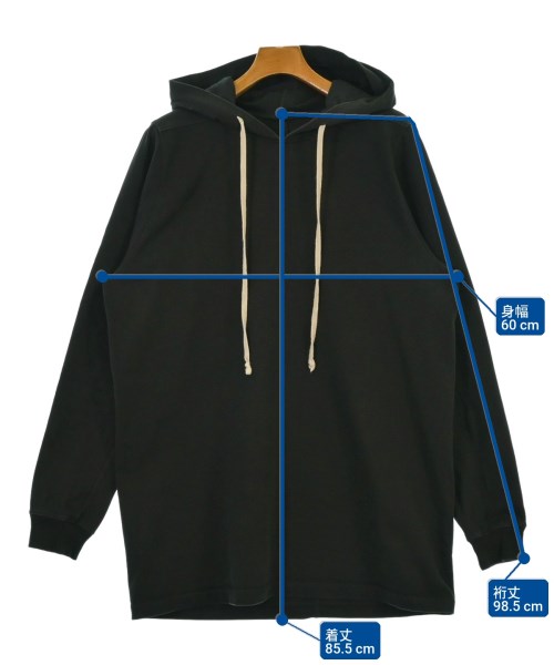 Rick Owens（リックオウエンス）パーカー 黒 サイズ:S メンズ/2200660967035
