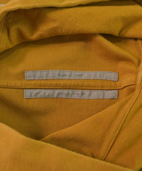 Rick Owens（リックオウエンス）パーカー 黄 サイズ:XS メンズ/2200660967042