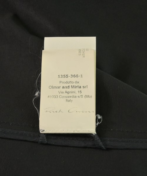 Rick Owens（リックオウエンス）その他 黒 サイズ:S メンズ/2200710683045
