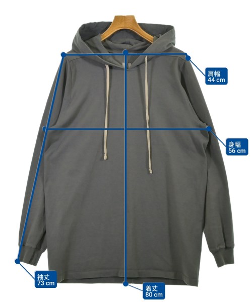 Rick Owens（リックオウエンス）パーカー グレー サイズ:S メンズ/2200710683052